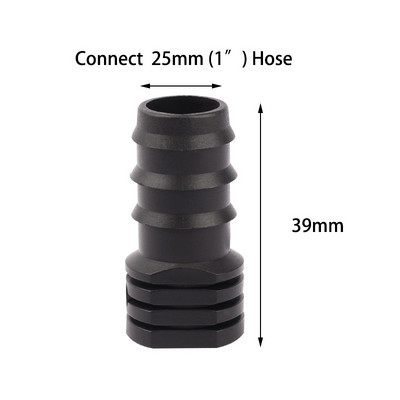 10 DB kerti tömlő 16 mm 20 mm 25 mm dugós végű tömlő víztömítés műanyag tömlő záró öntöződugó csepegtető öntözőcső szerelvények