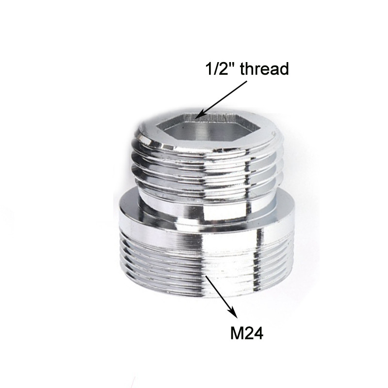 1/2" мъжки M20-M24 женски F20 F22 конектор за резба за фитинги за кран Адаптер за кран за душ Аксесоар за пречиствател на вода