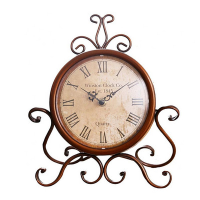 Часовник Ютия Безшумен ретро ретро маса Дом Спалня Всекидневна Офис декор