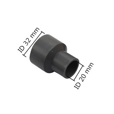 Πότισμα κήπου 20mm 25mm 32mm 40mm PVC Γκρι Ευθεία Σύνδεση Μείωσης Σύνδεσης Joint Water Tube Repair Adapter Εξαρτήματα ραφιών DIY