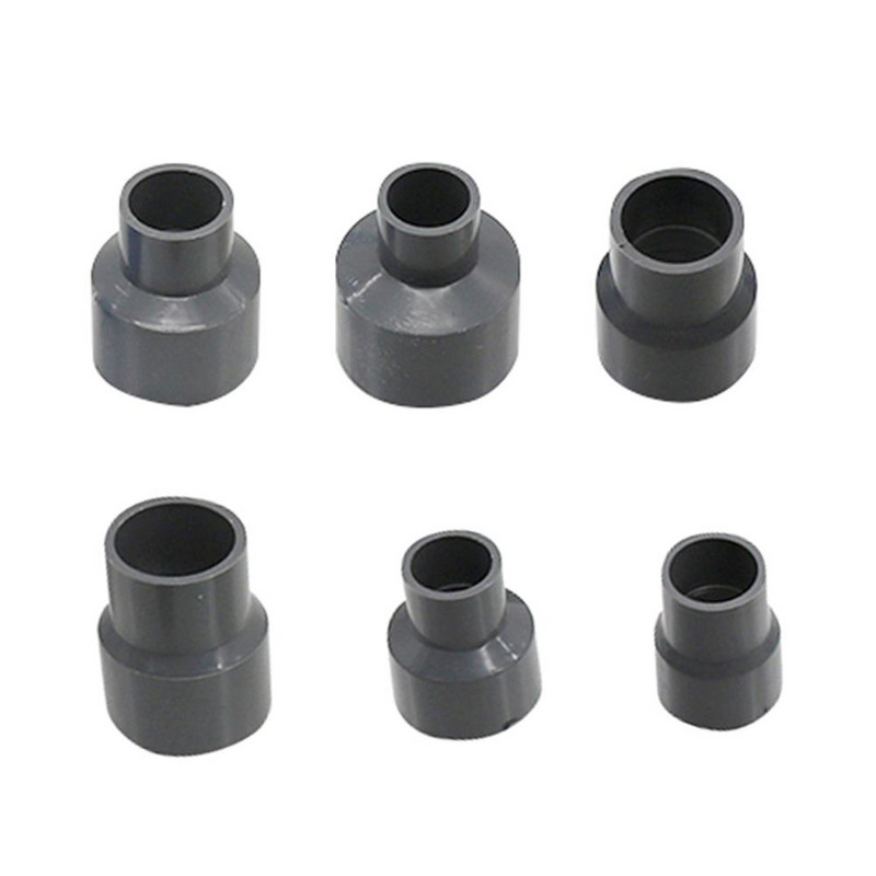 Aia kastmine 20mm 25mm 32mm 40mm PVC hall sirge vähendav ühendusliitmik veetoru parandusadapter DIY riiulitarvikud