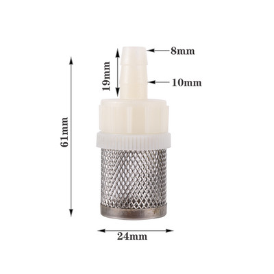 Filtru plasă din oțel inoxidabil 6-20mm Pompă de apă pentru irigare de grădină Filtru furtun Filtru Pulverizator Pompă Filtru Filtru plasă