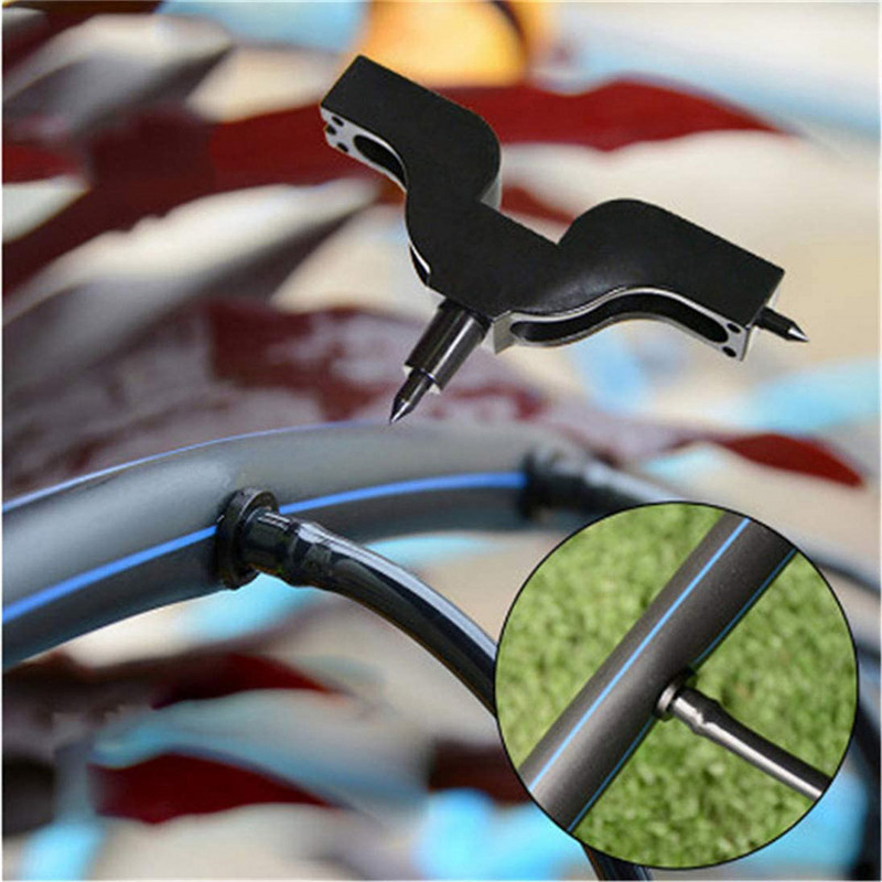 1 бр. 3 мм и 4 мм бормашина 1/4` маркуч за капково напояване Перфоратор Инструмент за градинска бормашина Съединител за маркуч Перфоратор Пробиване Капков монтаж