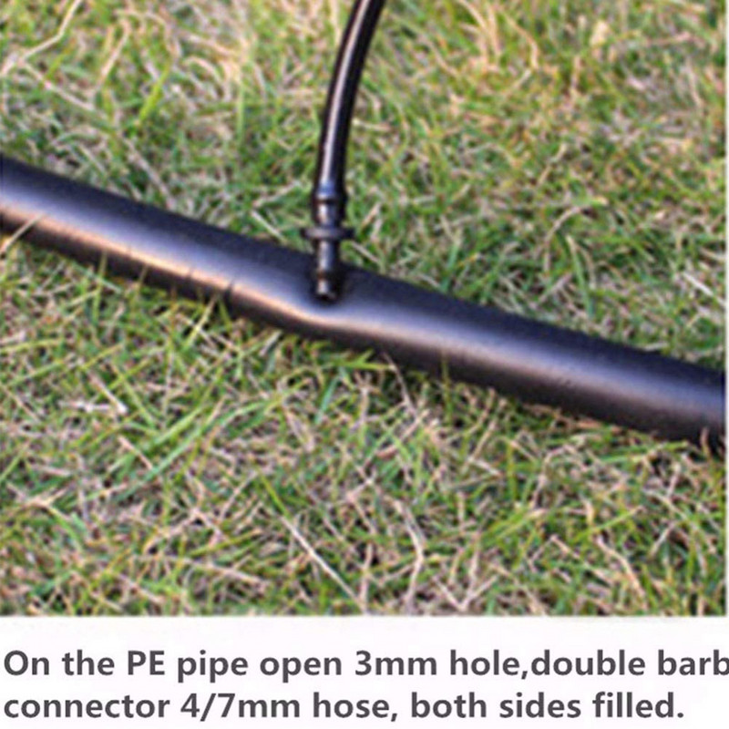 1 бр. 3 мм и 4 мм бормашина 1/4` маркуч за капково напояване Перфоратор Инструмент за градинска бормашина Съединител за маркуч Перфоратор Пробиване Капков монтаж