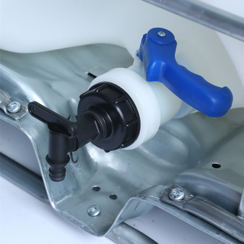 Thicken S60x6 IBC Адаптер за резервоар 3/8 инча Конектор за градински маркуч с кран за смяна на клапан