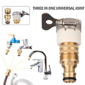 15-23 mm-es univerzális konyhai tömlőadapter 3 az 1-ben csaptelep csatlakozó keverő tömlőadapter cső illesztés Kerti öntözőszerszámok