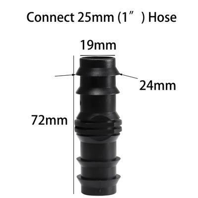10 DB 16 mm-es 20 mm-es 25 mm-es tüskés csatlakozók egyenes csatlakozó mikro csepegtető öntöző PE csővezeték kerti tömlő javító szerelvény