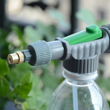 Εγχειρίδιο Garden Watering Tool Sprayer Pump Air Pump Spray Adjustable Drink Bottle Spray Head Nozzle Agriculture Tools