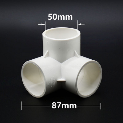 20/25/32/50 mm PVC csatlakozó 3/4/5 utas háromdimenziós PVC csatlakozó DN15/20/25/40 vízellátó csőszerelvények