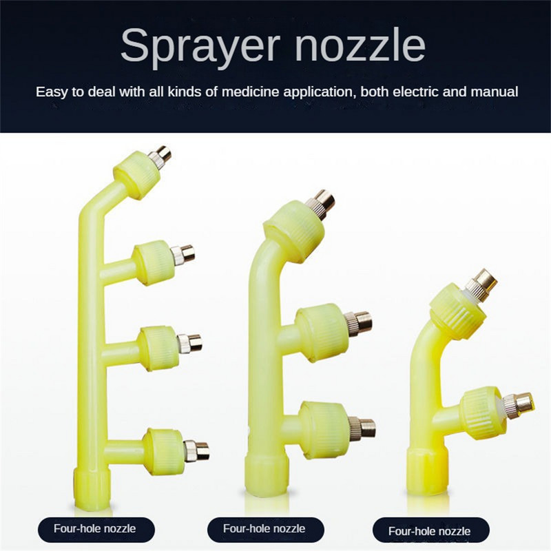 Многофункционална селскостопанска пулверизираща дюза за пръскане 2/3/4 глава за дюза Напояване на градински тревни площи Пръскане с пестициди