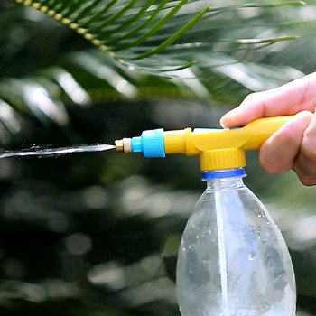 Push-pull Въздушна помпа Ръчна пръскачка Регулируема бутилка за напитки Накрайник за поливане Цветно растение Поливане на бонсай Градински консумативи