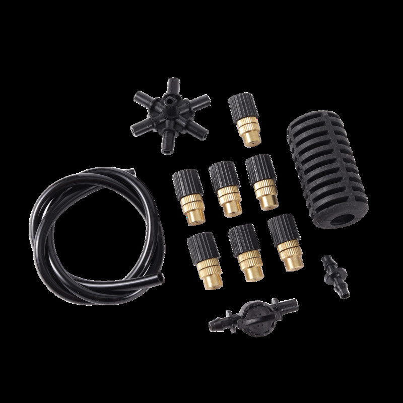 Напоителна система за пулверизиране на градинска оранжерия 4/5/6/7 посоки Регулируем месингов комплект пръскачки Инструмент за озеленяване на ботаническата градина в парка