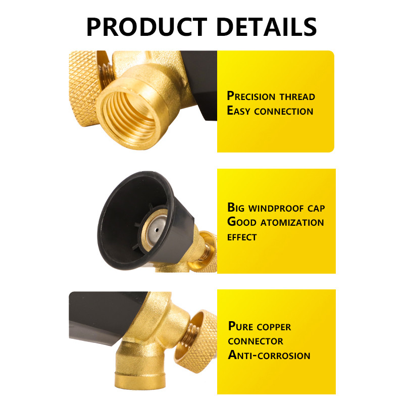 Дюза за пръскане Селскостопанска дюза за поливане Регулируеми дюзи за напояване с високо налягане Градинска пръскачка за борба с вредителите