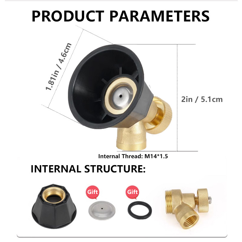 Дюза за пръскане Селскостопанска дюза за поливане Регулируеми дюзи за напояване с високо налягане Градинска пръскачка за борба с вредителите