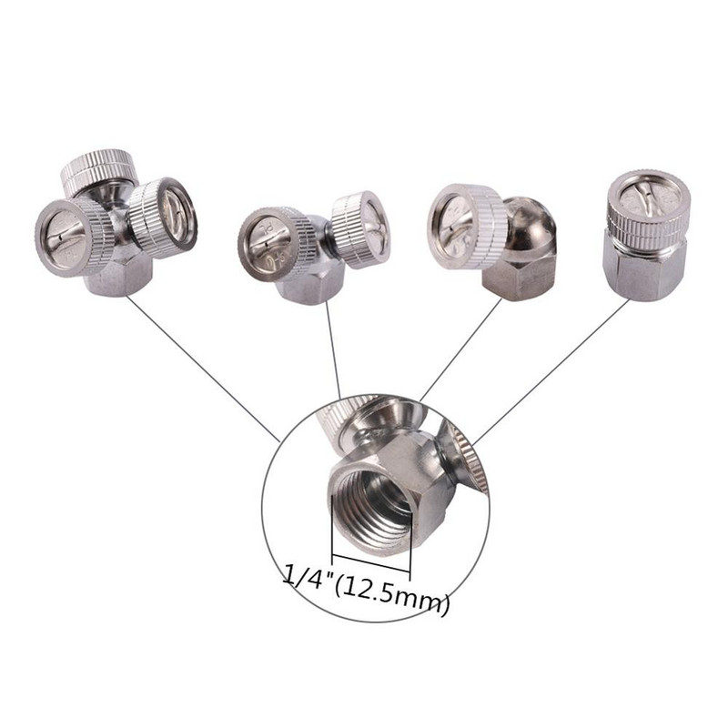 1/4` резба Силно пулверизирана ветрилообразна дюза за напояване Отстраняване на прах Охлаждане Градински селскостопански пръскачки за пестициди