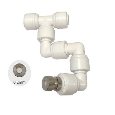 360 регулируема пръскачка за мъгла Висококачествена пулверизираща дюза за мъгла Комплект спрей инжектор Месингова дюза