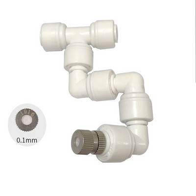 360 регулируема пръскачка за мъгла Висококачествена пулверизираща дюза за мъгла Комплект спрей инжектор Месингова дюза