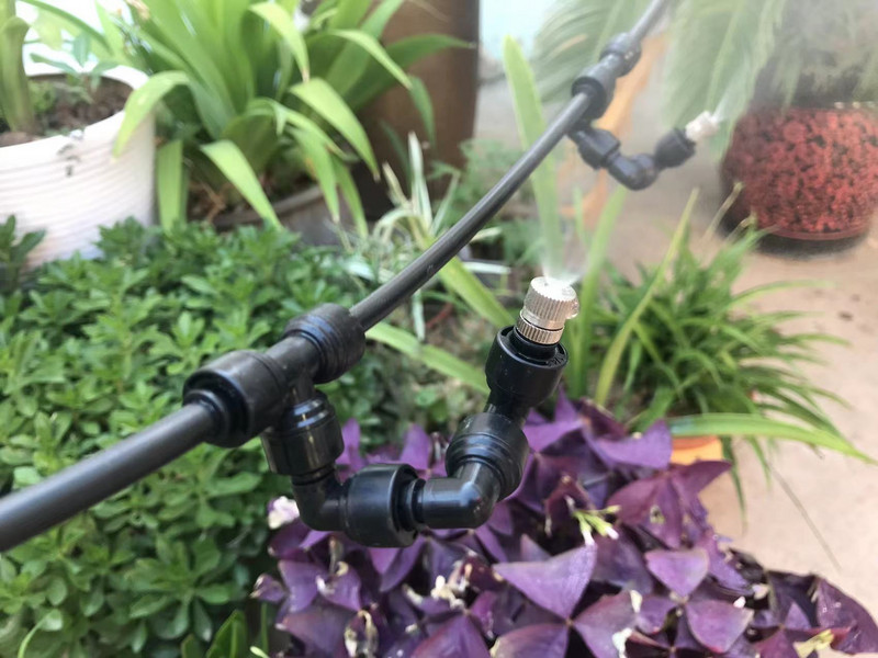 360 регулируема пръскачка за мъгла Висококачествена пулверизираща дюза за мъгла Комплект спрей инжектор Месингова дюза