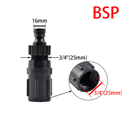15-45 PSI víznyomás-szabályozó visszafolyásgátló 1/2 3/4 hüvelykes csepegtető öntözőcső-adapter tömlőhöz vagy csaphoz csatlakoztatható