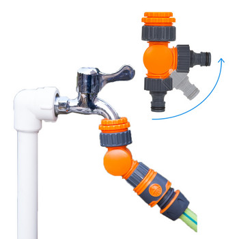 Quick Connector Περιστρεφόμενος διαχωριστής βρύσης Irrigation Agriculture Quick Water Connector Βαλβίδα ελέγχου νερού 1/2 ίντσας 3/4 ίντσας