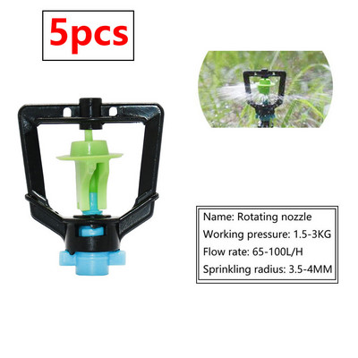 Üvegházhatású öntözési locsoló csepegtető öntözés kertben állítható mikro spray forgó refrakciós ködfúvóka 1/4"-es szál