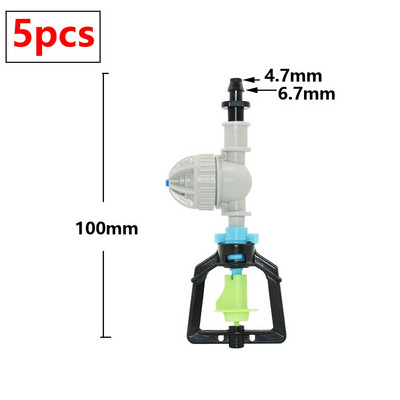Üvegházhatású öntözési locsoló csepegtető öntözés kertben állítható mikro spray forgó refrakciós ködfúvóka 1/4"-es szál