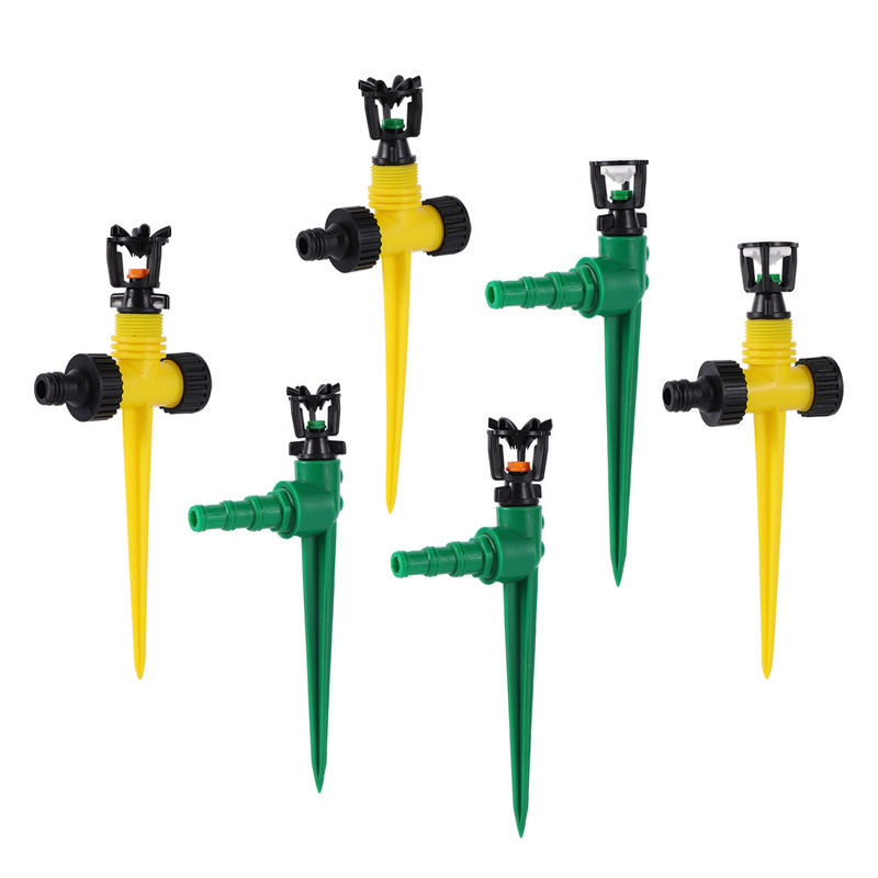 Ūkio laistymo purkštuvas 1/2 colio vyriškas sriegio antgalis 360 laipsnių barstomas sodo vejos besisukantis purkštuvas laistymo drėkinimui