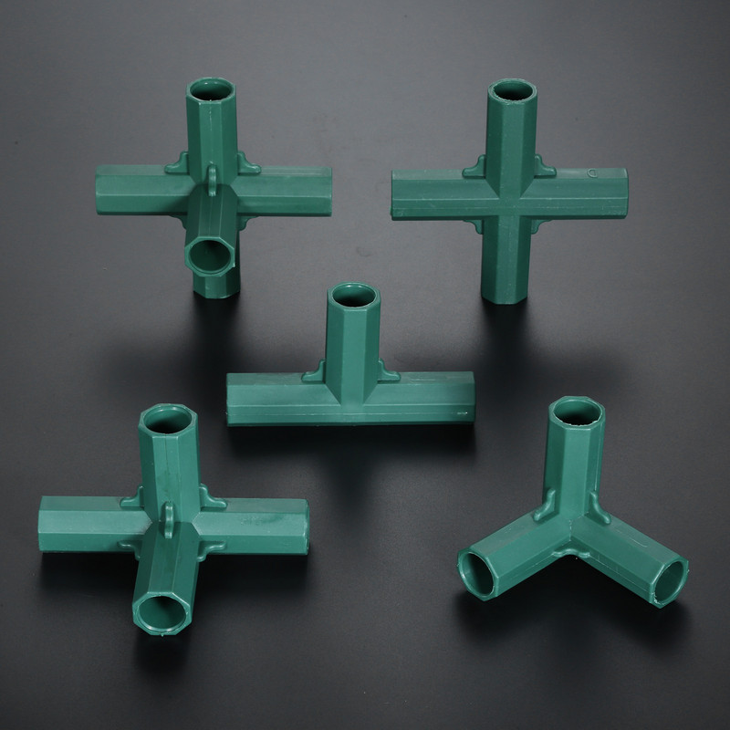 1 kom. 5 vrsta 16 mm plastične PVC cijevi za pričvršćivanje, stabilna potpora, stalak za cvijeće za teške uvjete rada, konektor za izgradnju vrtnog alata