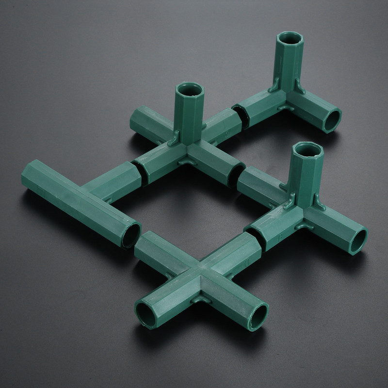 1 kom. 5 vrsta 16 mm plastične PVC cijevi za pričvršćivanje, stabilna potpora, stalak za cvijeće za teške uvjete rada, konektor za izgradnju vrtnog alata