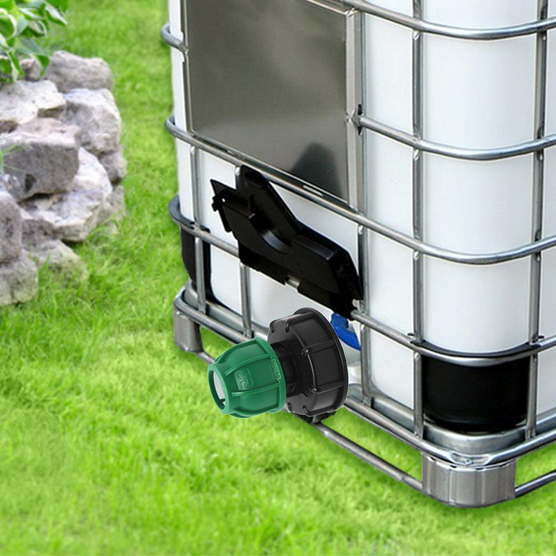 1 τεμ. 20/25/32 χιλιοστά IBC Tank Adapter IBC Adapter Βρύσης Βύσματα Βύσματος σωλήνων δοχείου νερού κήπου Αξεσουάρ Προμήθειες κήπου