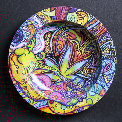 Pelnutrauks Mājai Pelnutrauks Biroja viesību bāra dekors Auto pelnu trauka turētājs cigarešu smēķēšanas piederumi Dāvana draugam