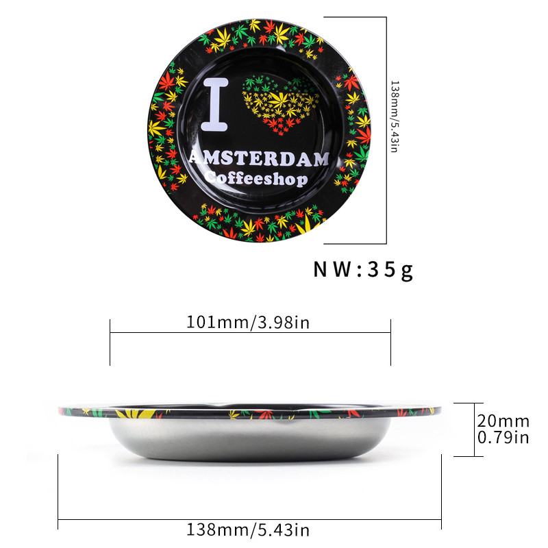 Pelnutrauks Mājai Pelnutrauks Biroja viesību bāra dekors Auto pelnu trauka turētājs cigarešu smēķēšanas piederumi Dāvana draugam