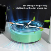 CORUI Smart Smoke Remover Hamutartó tisztító Hamutartók Asztali negatív ionos légtisztító Alacsony zajszint autós hálószoba aromaterápiás gép