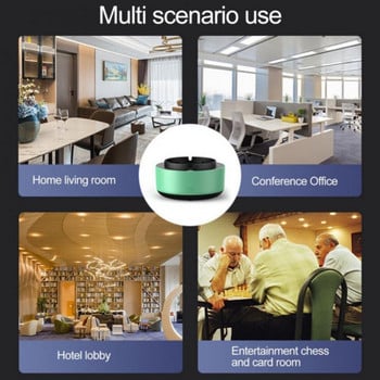 CORUI Smart Smoke Remover Пречиствател на пепелник Пепелници Настолен пречиствател на въздух с отрицателни йони Нискошумна машина за ароматерапия в спалнята