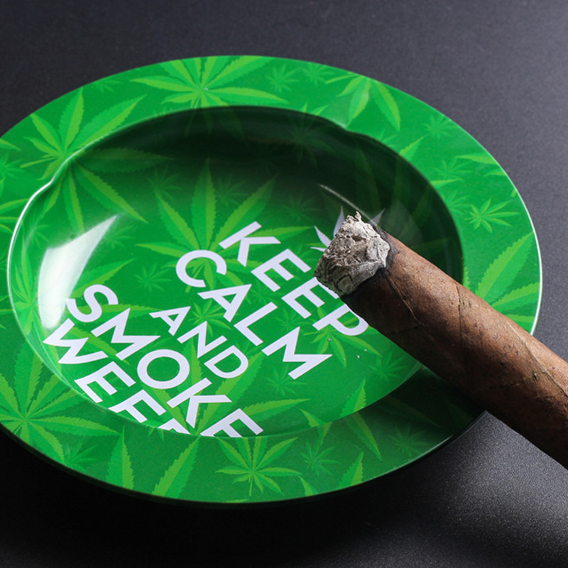 Пепелник Подвижен тава за домашно бюро Творчески луксозен пепелник Външен преносим пепелник Подаръци за гадже мъж аксесоари за пушене