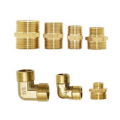 Ορειχάλκινος 1" 3/4" έως 1/2" έως 1/4" Αρσενικός σύνδεσμος κλωστής Επισκευή αγκώνας Χάλκινα εξαρτήματα Επισκευή ελαστικού συνδετήρα μείωσης 1 τεμ.