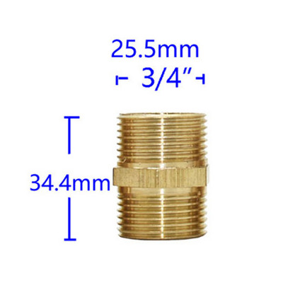 Ορειχάλκινος 1" 3/4" έως 1/2" έως 1/4" Αρσενικός σύνδεσμος κλωστής Επισκευή αγκώνας Χάλκινα εξαρτήματα Επισκευή ελαστικού συνδετήρα μείωσης 1 τεμ.