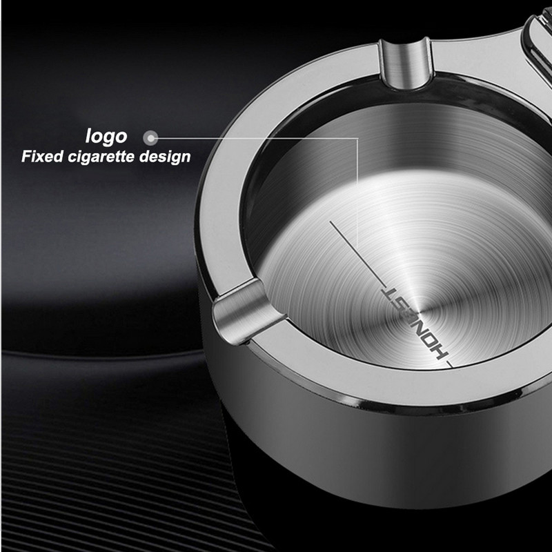 Υψηλής ποιότητας ρετρό μεταλλικό τασάκι τσιγάρων Πολυλειτουργικός φακός Αναπτήρας σπιτιού Διακόσμηση πούρου Αξεσουάρ καπνίσματος Δημιουργικό δώρο