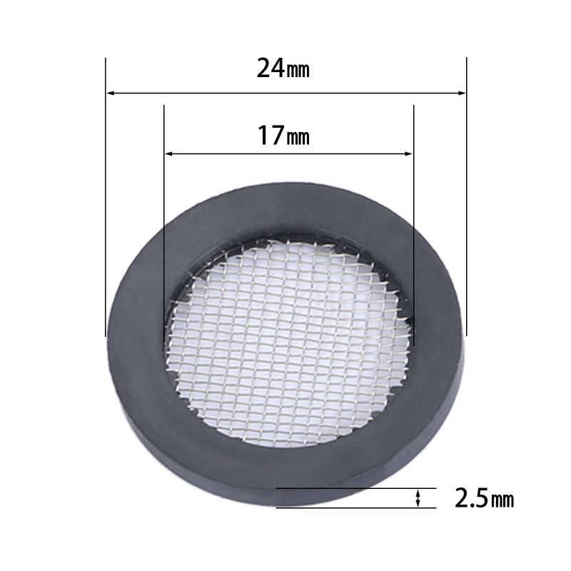 50 kom. 1/2" 3/4" O-prsten brtva brtva crijeva ravna gumena podloška s filtrom Mrežica od 40 za slavinu brtve brtve za navodnjavanje vrta