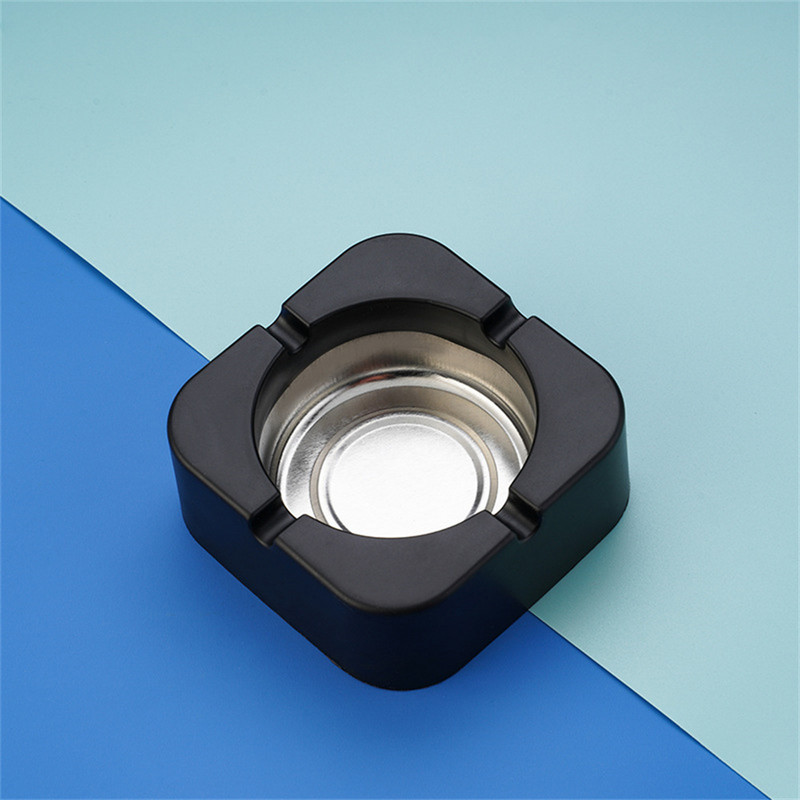 Kućna kreativna pepeljara bijeli lim pepeljara plastična PP jednostavna moda nordijski stilkućni ured kutija za cigarete za pušače