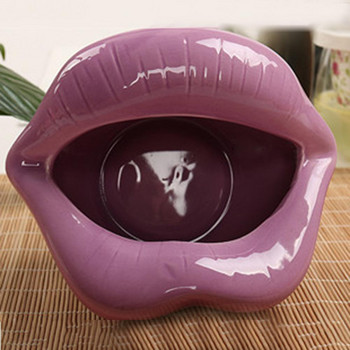 Χαριτωμένα κινούμενα σχέδια Τασάκι Χείλη Κεραμικό Τασάκι Δημιουργική γλάστρα Μοντέρνα στοματικό Μόδα Σπίτι Μίνι Αποστολή δώρου στον φίλο