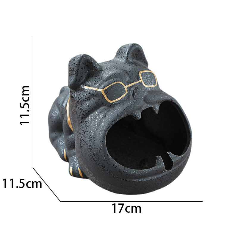 Europska keramička pepeljara Životinja Dekorativna dnevna soba Stolna pepeljara Kreativnost Pepeljare otporne na vjetar Uređenje doma Moderno