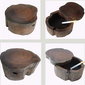 Creative Wood Χαρακτηριστικά Τασάκι από μασίφ ξύλο Προσωπικότητα Ξύλινο Τασάκι με Καπάκι Τασάκι Σπα Διακοσμητικό Τασάκι Σπα