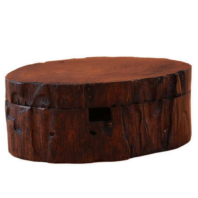 Creative Wood Χαρακτηριστικά Τασάκι από μασίφ ξύλο Προσωπικότητα Ξύλινο Τασάκι με Καπάκι Τασάκι Σπα Διακοσμητικό Τασάκι Σπα