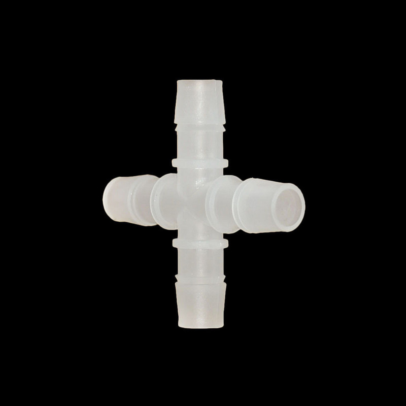 1/2" plastična cijev s poprečnom spojnicom, 4-smjerni razdjelnik vrtnog crijeva, par za navodnjavanje kap po kap, akvakultura