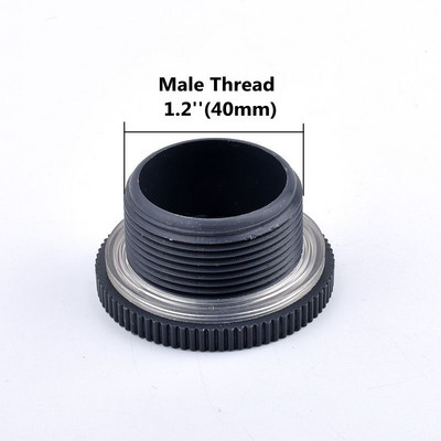 1 db PVC 3/4"-2" víztartály külső menetes dugós sapka Tartozékok Akváriumi kötések Vízcső szerelvények Menetes adapter tartály válaszfal
