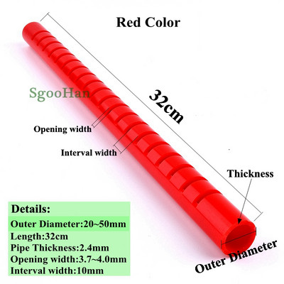 PVC Aquarium Fish Tank Tube Aeration OD 20~50mm Garden Drip Water Downcomer Cess-Pipe Filter Αξεσουάρ Σωλήνας βροχής αποστράγγισης κατακλυσμού