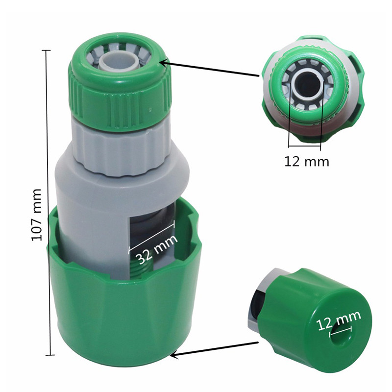 Универсален кран към съединители за маркуч за вода Кухненско оборудване за поливане Фитинги за градински маркучи Кръгли съединители за кран 1 бр.