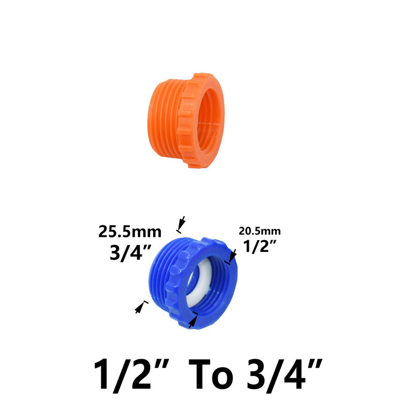 1" до 3/4" до 1/2" мъжка женска резба Редуктор Конектор Преходни фитинги Ремонт Преобразуване Съединител Адаптер за кран