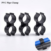 1-10 db 20-63 mm-es PVC csőbilincs Akváriumi akvárium lefolyócső Fix csuklós kerti öntözőcső csíptető tartó szerelvények